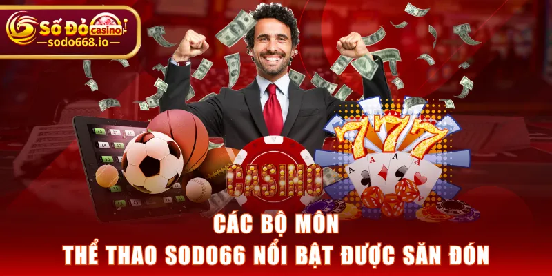 Các bộ môn Thể Thao SODO66 nổi bật được săn đón