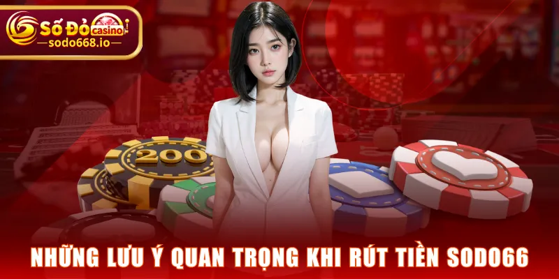 Rút tiền SODO66 với các vấn đề quan trọng cần lưu ý